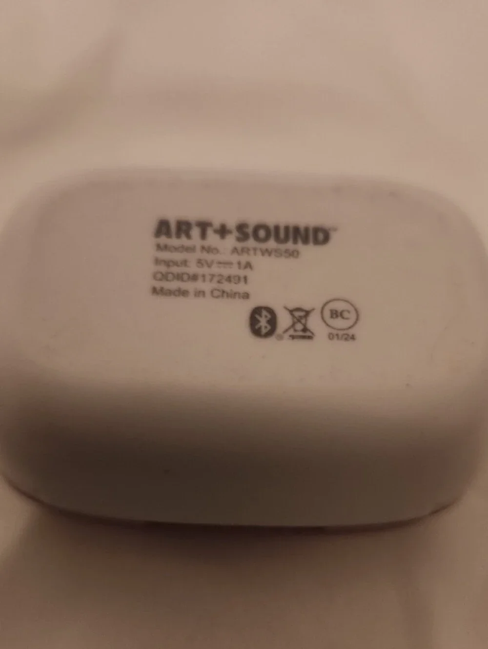 True Wireless Earbuds with Pink Charging Case and White Buds
